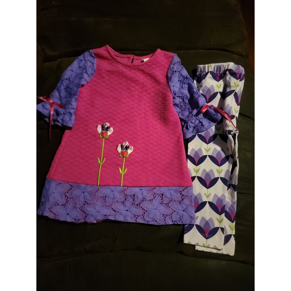 Counting daisies spring floral Easter‎ outfit size 24 months
